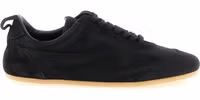 Black Cotton Low Top Sneakers 1