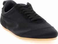 Black Cotton Low Top Sneakers 2