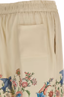 Beige Polyester Casual Pants 4