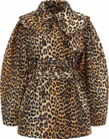 Brown Recycled Polyamide Coat 1