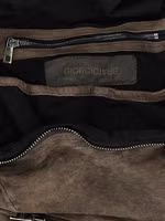 Brown Lamb Leather Backpack 4