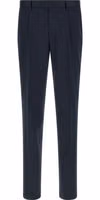 Blue Virgin Wool Two-Piece Suit 4