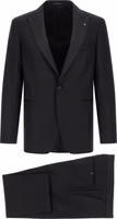 Black Virgin Wool Two-Piece Suit 1