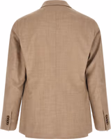 Beige Virgin Wool Two-Piece Suit 2