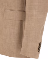 Beige Virgin Wool Two-Piece Suit 3