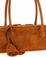 Brown Calfskin Shoulder Bag 3