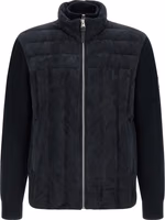 Blue Virgin Wool Full-Length Jacket 1