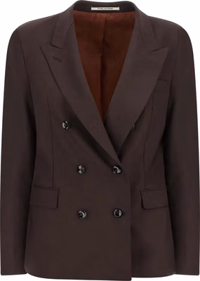 Brown Virgin Wool Blazer