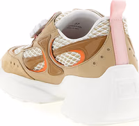 Beige Calfskin Athletic Sneakers 3