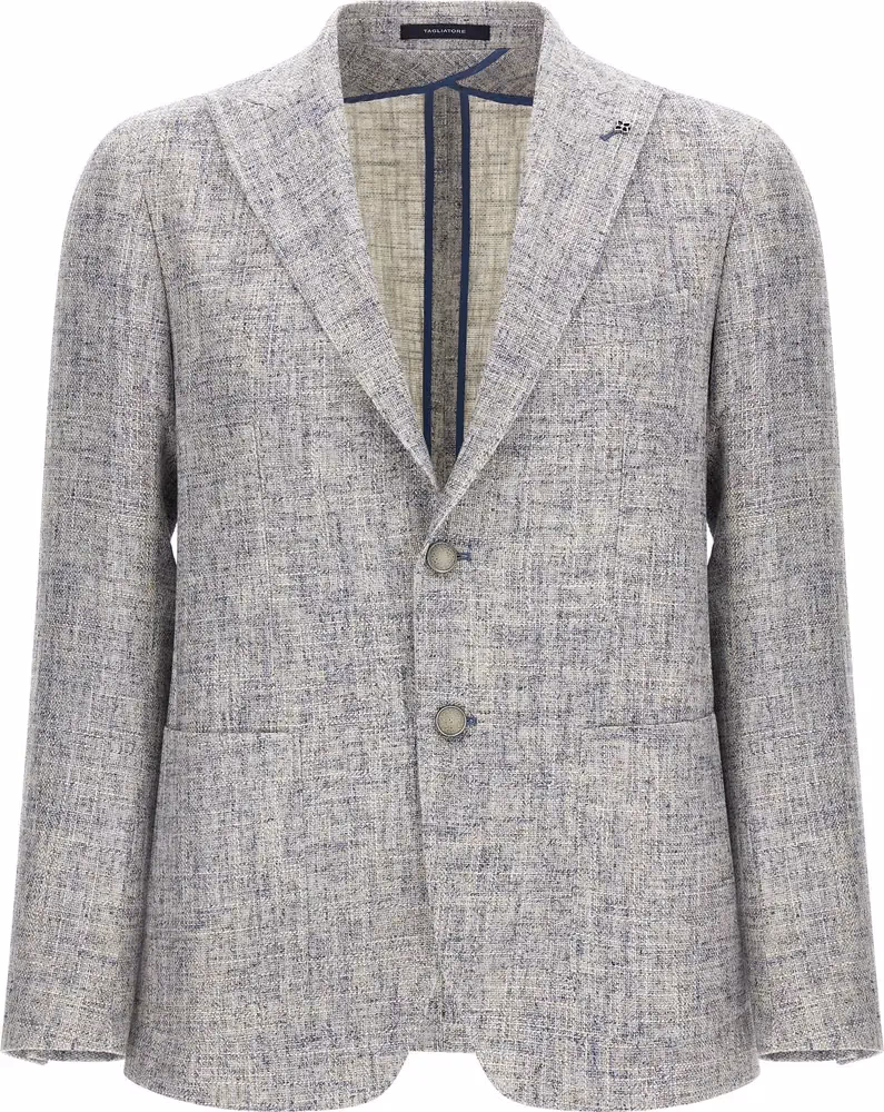 Blue Viscose Blazer