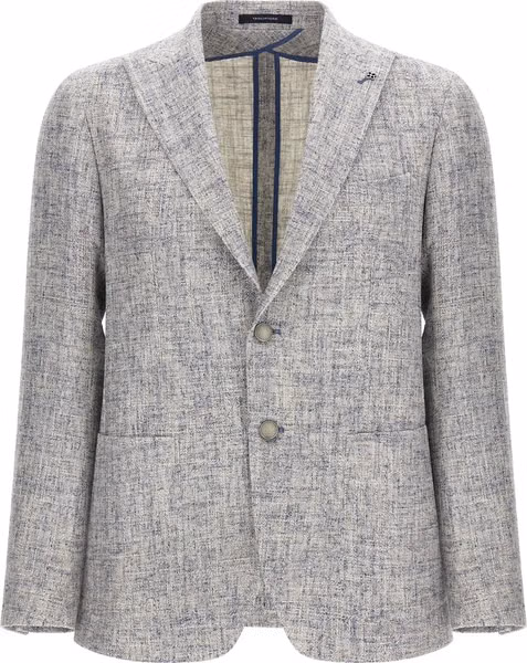 Blue Viscose Blazer