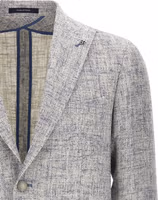 Blue Viscose Blazer 3