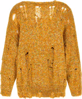 Bicolor Alpaca Leather Cardigan 2