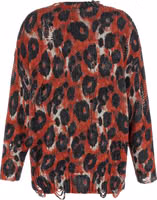 Red Cotton Cardigan 2