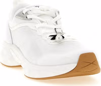White Tencel Athletic Sneakers 2