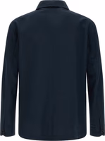 Blue Linen Full-Length Jacket 2