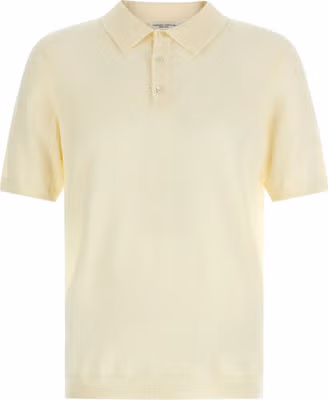 Beige Cotton Polo Shirt