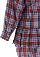 Multicolor Linen Short Dress 4
