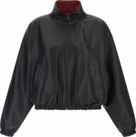 Black Lamb Leather Leather Jacket 1