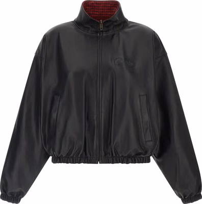 Black Lamb Leather Leather Jacket