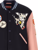 Multicolor Wool Bomber 3