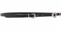 Black Calfskin Regular Belt 1