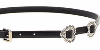 Black Calfskin Regular Belt 3