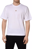 White Metal DG Logo Cotton Short Sleeves T-shirt 2