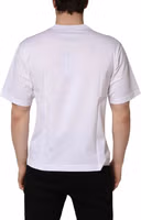 White Metal DG Logo Cotton Short Sleeves T-shirt 4