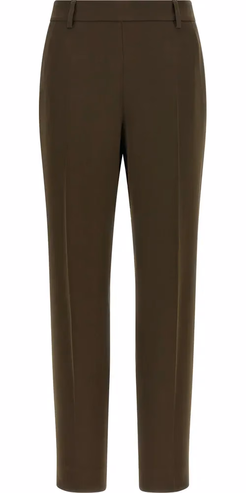 Bicolor Triacetate Casual Pants