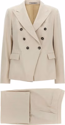 Beige Cotton Blazer