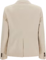 Beige Cotton Blazer 2
