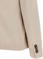 Beige Cotton Blazer 3