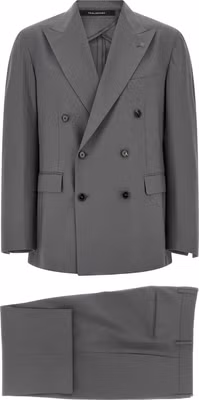Gray Virgin Wool Two-Piece Suit