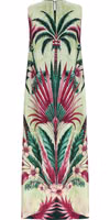 Multicolor Silk Long Dress 2