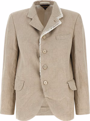 Beige Linen Blazer