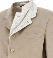 Beige Linen Blazer 5