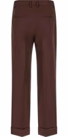 Brown Viscose Casual Pants 2