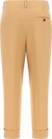 Beige Cotton Casual Pants 2