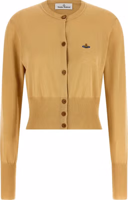 Beige Cotton Cardigan