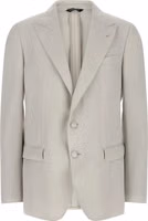 Gray Virgin Wool Blazer 1