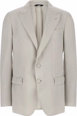 Gray Virgin Wool Blazer
