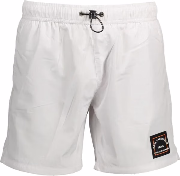 Bianco Polyester Men's Swim Boxer