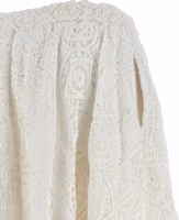 White Cotton Midi Skirt 4