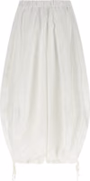 White Polyester Casual Pants 2
