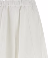 White Polyester Casual Pants 3