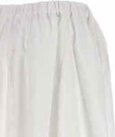 White Polyester Casual Pants 4