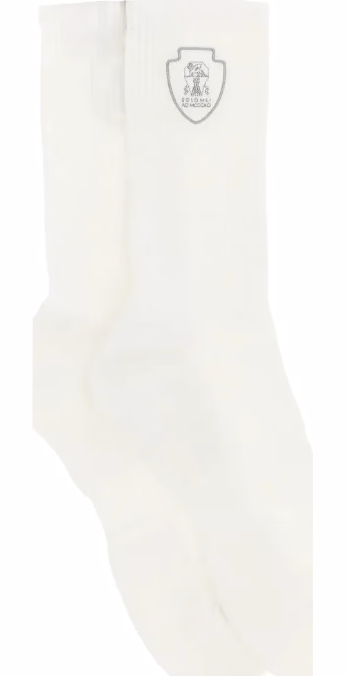 White Cotton Socks