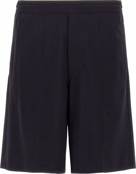 Blue Elastane Bermuda Shorts