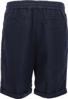Blue Linen Bermuda Shorts 2
